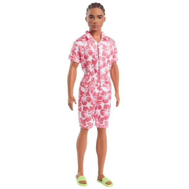 Barbie Fashionista Ken Blommigt Jumpsuitset