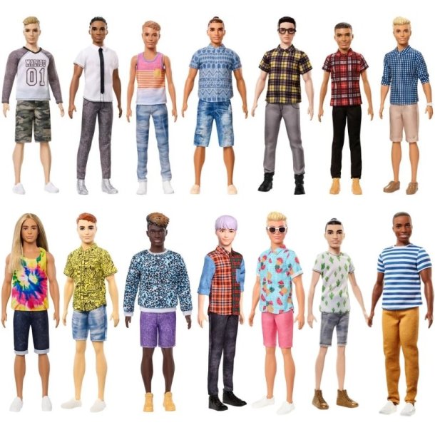 Barbie Fashionista Ken Docka Blandad