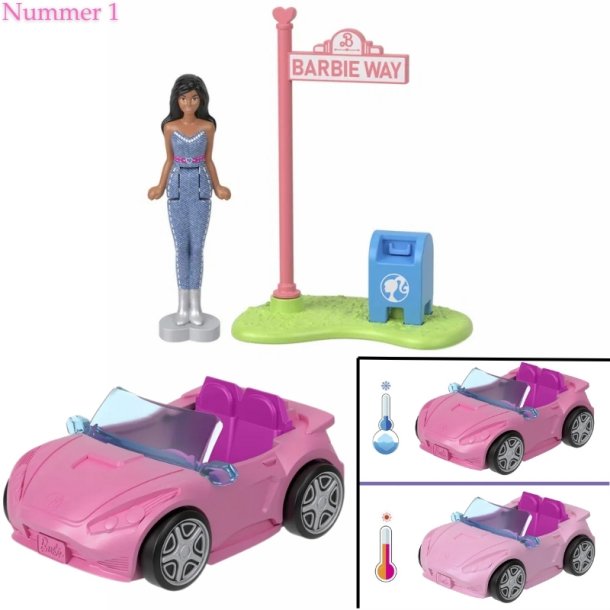 Barbie Mini BarbieLand Lekset med Fordon