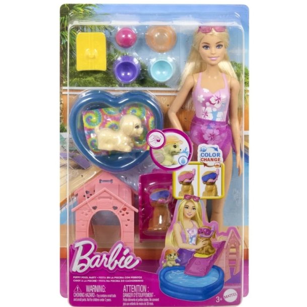 Barbie Aloha Blonde Pool Party Set