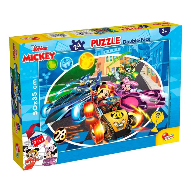 Disney dubbelsidigt Musse Pigg pussel
