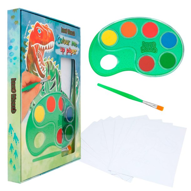 Dino World Color Me Up Paper Set