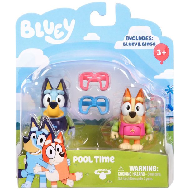 Bluey Pool Time Figure Pack
