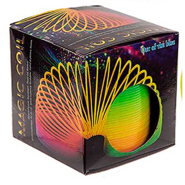 Slinky färgglad spiraltrappa leksak