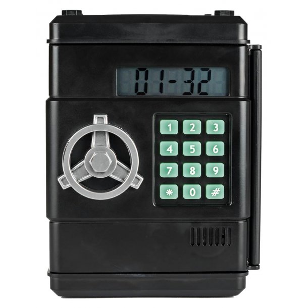 Barnsäker sparlåda med kodlås