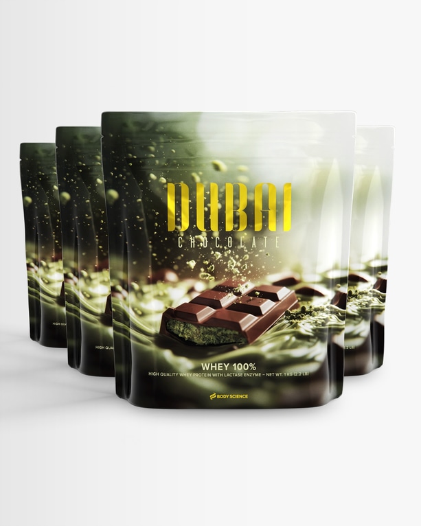 Body Science Whey 100% Proteinpulver 4-pack