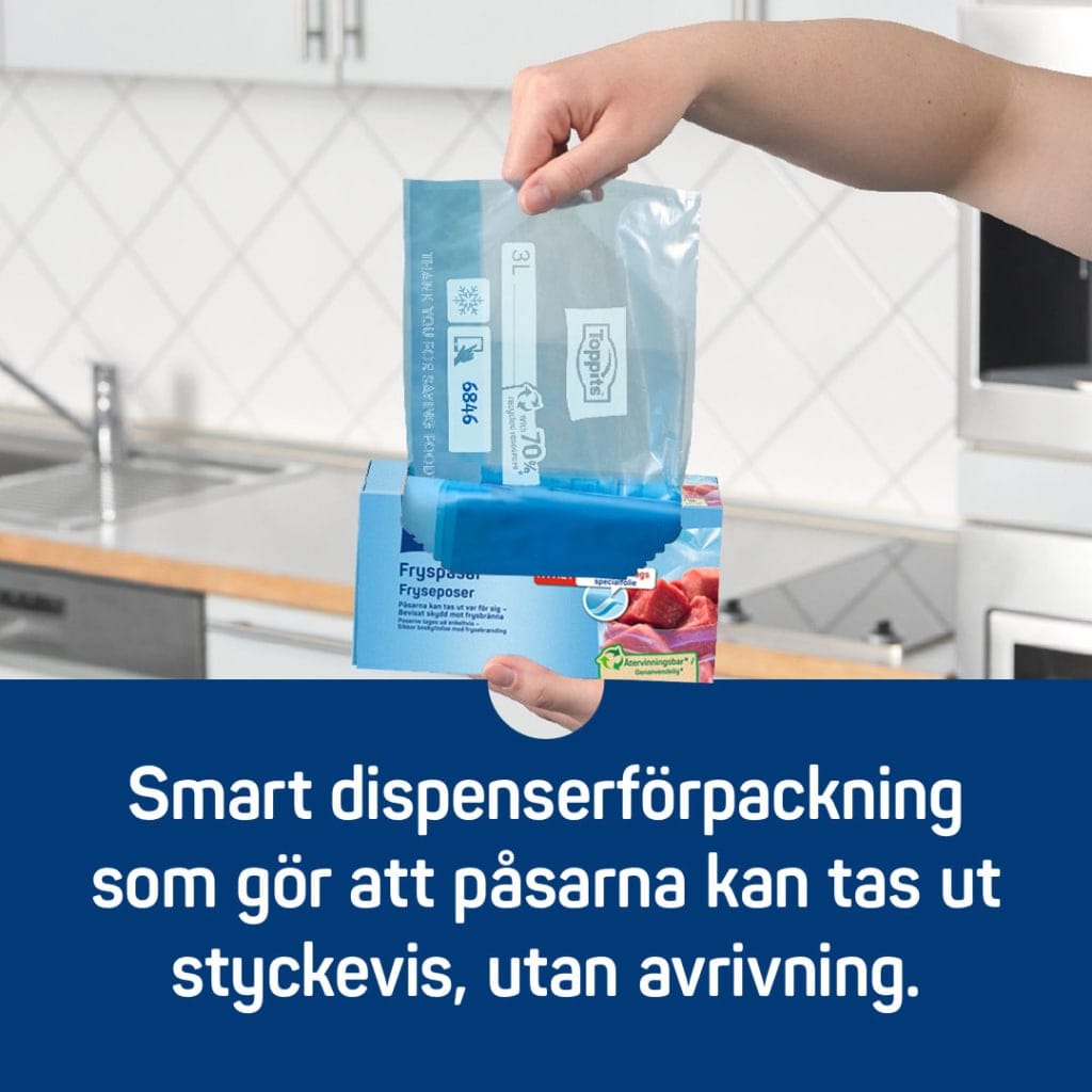 RABBLE 100% cashback på Toppits® Fryspåsar
