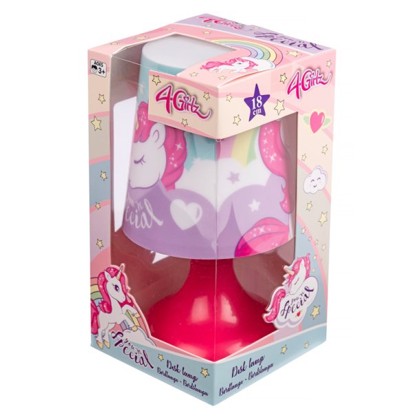 4-Girlz elegant rosa bordslampa
