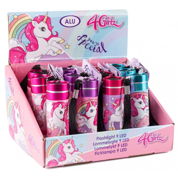 4-Girlz Aluminium Ficklampa 8,5 cm