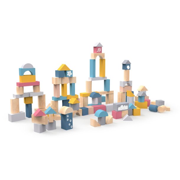 Wood Beez 100 träklossar set