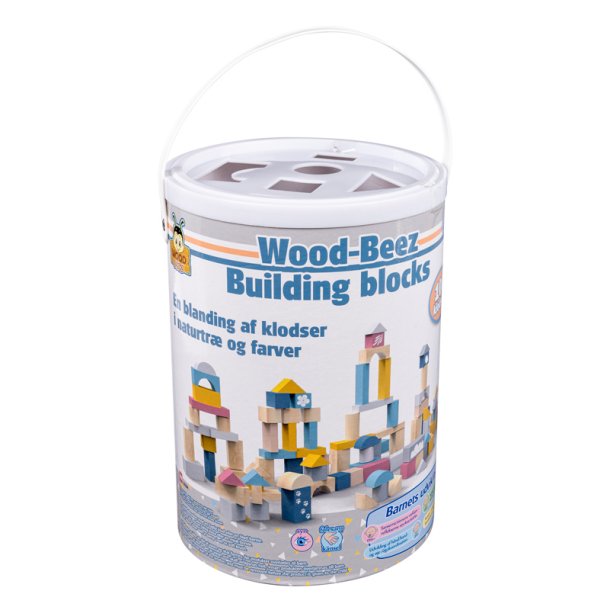 Wood Beez 100 träklossar set