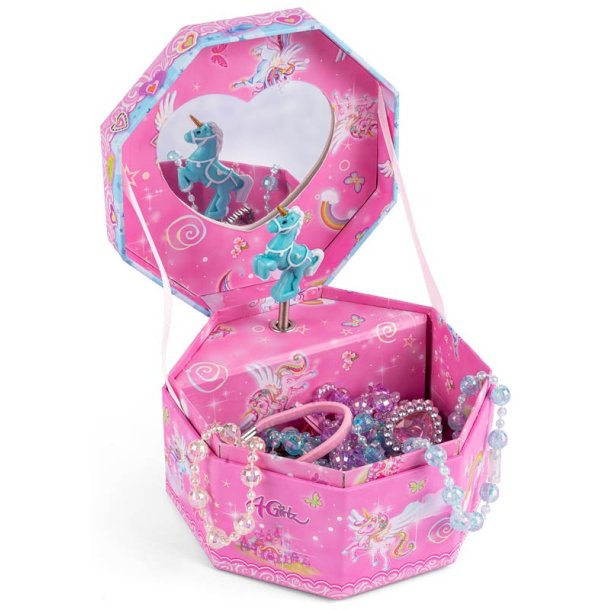 Barnsmyckeskrin med musik 4-Girlz