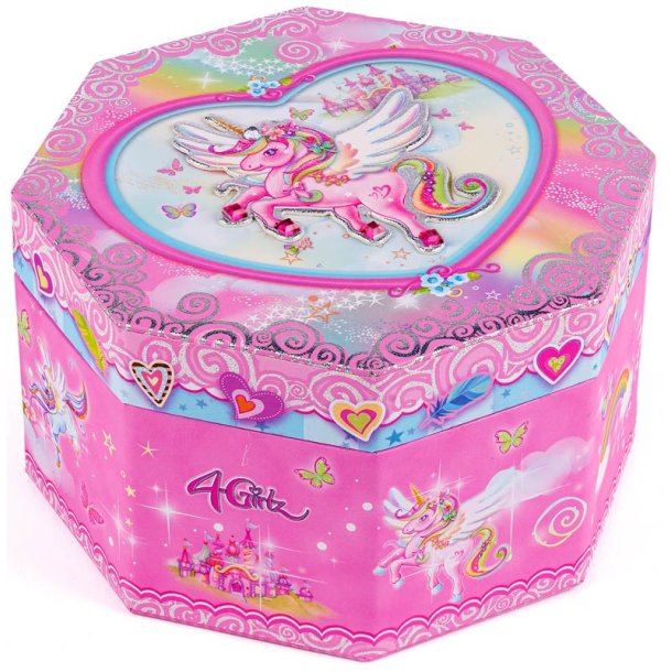 Barnsmyckeskrin med musik 4-Girlz