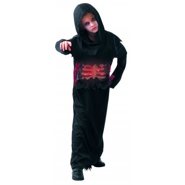 Skelettdemon med ljus 160 cm dekoration