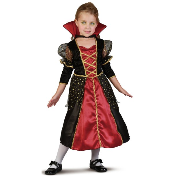 Vampyrprinsessa Halloweendräkt Barn 104 cm