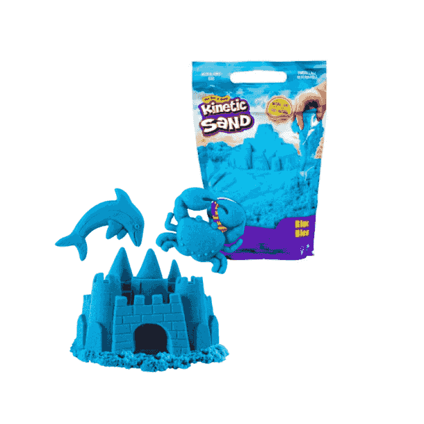 Kinetic Sand blå färgpåse 900 g