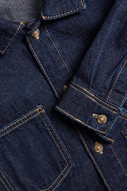 Mörk Denim Jeansskjorta för Barn