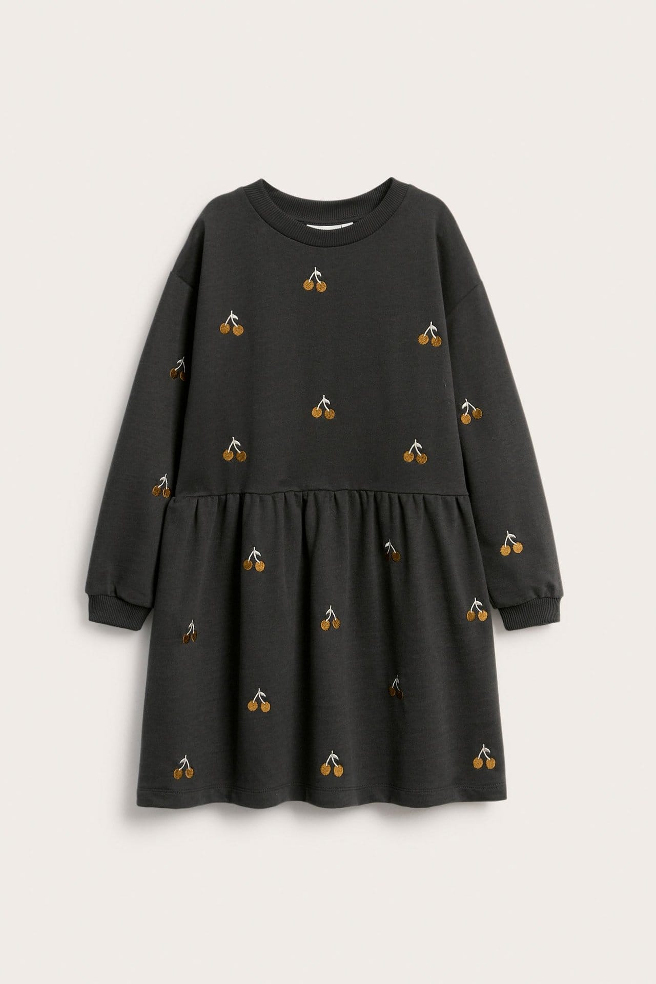 Röd Sweatshirt med Volang för Barn