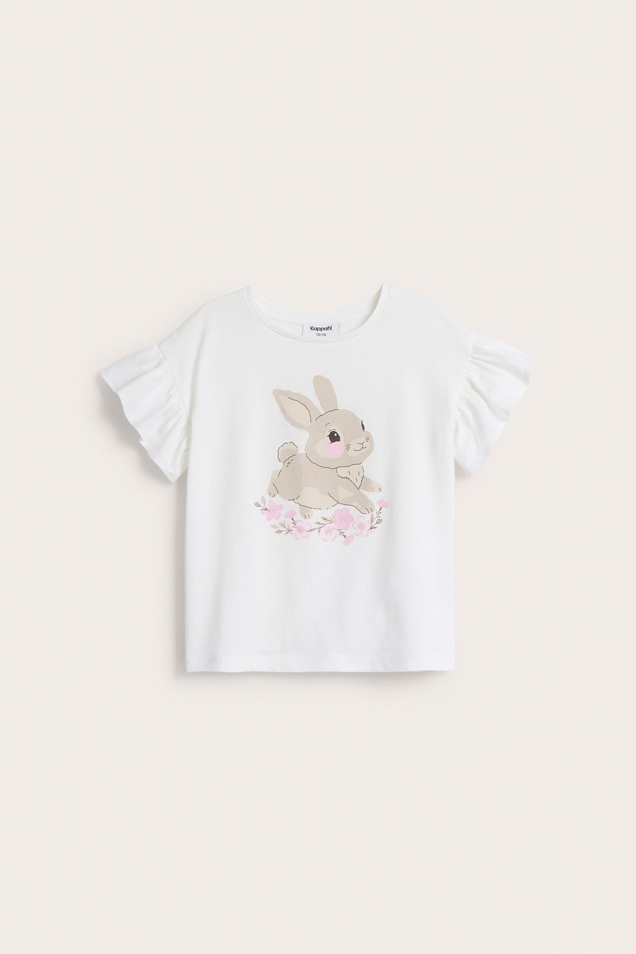 Offwhite mönstrad klänning för barn