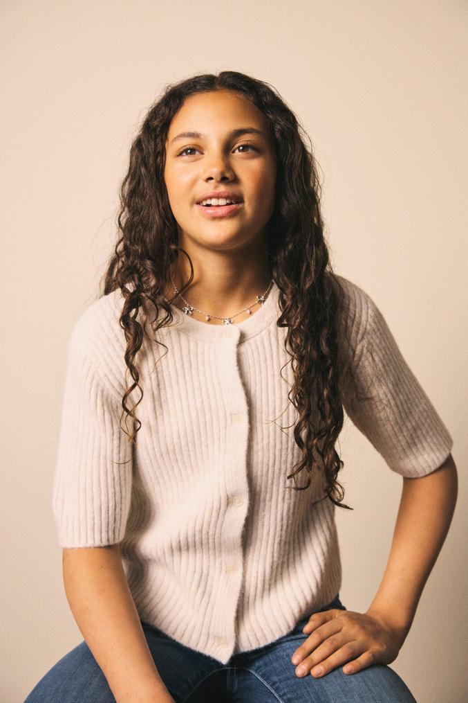 Bootcut jeans med låg midja barn