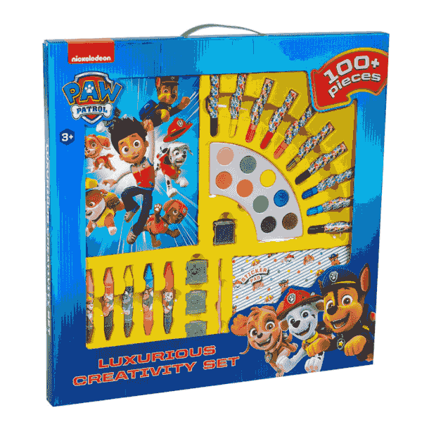 Paw Patrol lyxigt kreativt set 100 delar