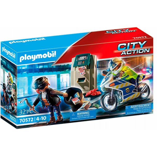 Playmobil Polisjakt Efter Pengarånare