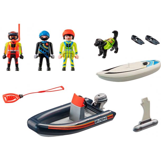 Playmobil polarräddningsset med figurer
