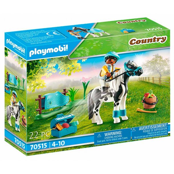 Playmobil Lewitzer Ponny med Tillbehör