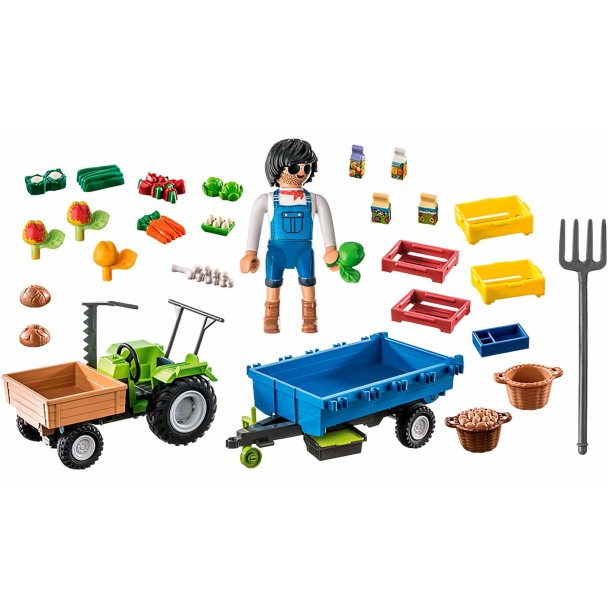 Playmobil Traktor med Släp Set