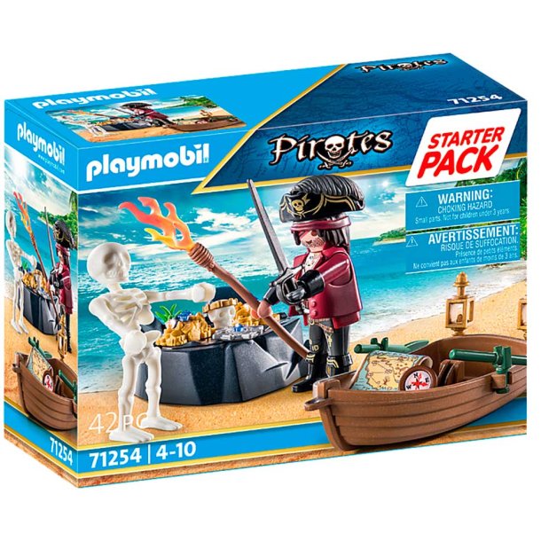 Playmobil 71254 Pirat med Roddbåt