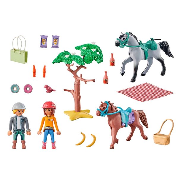 Playmobil Ridtur på stranden Horses Waterfall