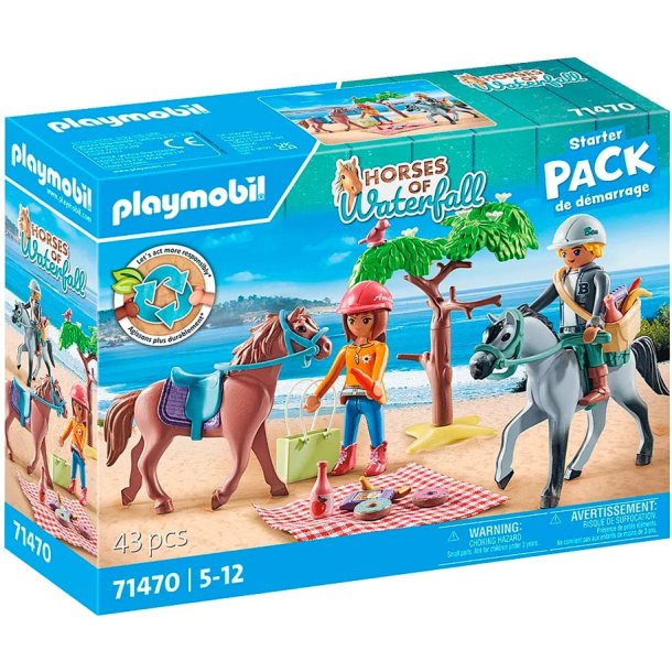 Playmobil Ridtur på stranden Horses Waterfall