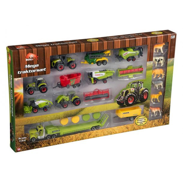 Bull Mega Farm Set med Traktorer