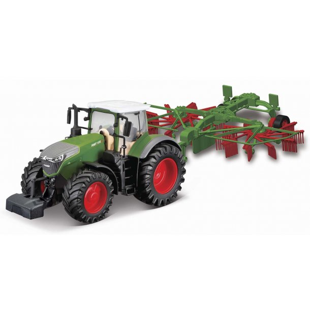 Burago Fendt traktor med kratta