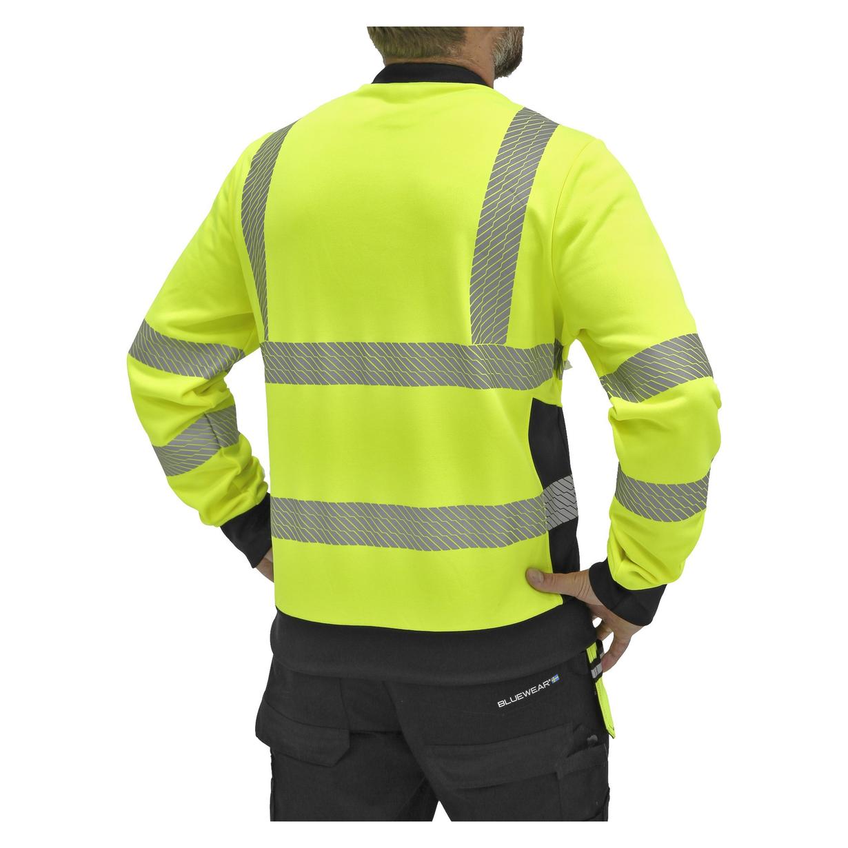 Varseltröja med hög synlighet Bluewear