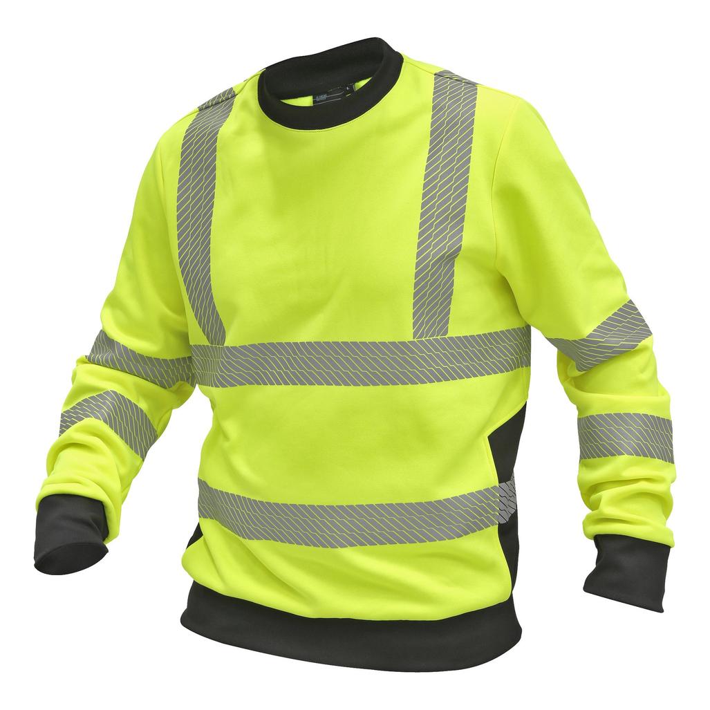 Varseltröja med hög synlighet Bluewear