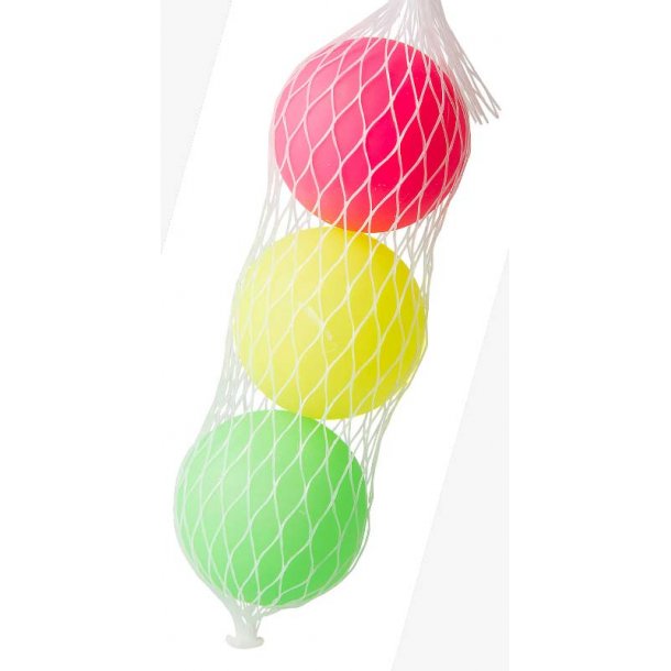 Färgglada strandtennisbollar för sommarspel