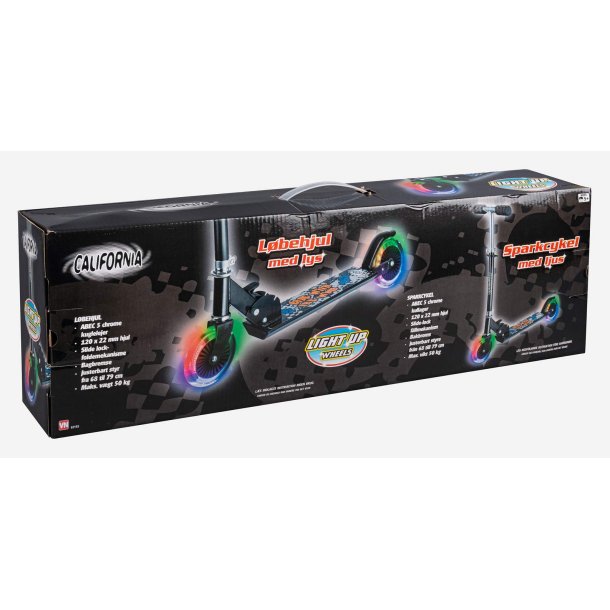 California sparkcykel med LED-ljus för barn