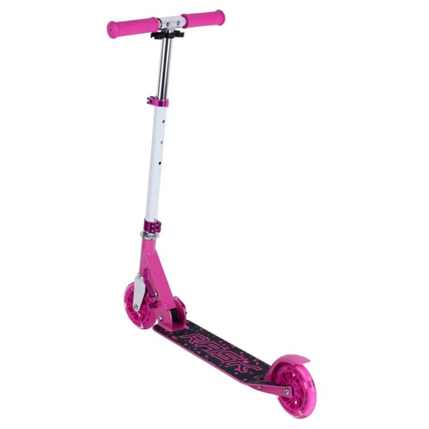 Rosa Rask 120mm sparkcykel med LED-ljus