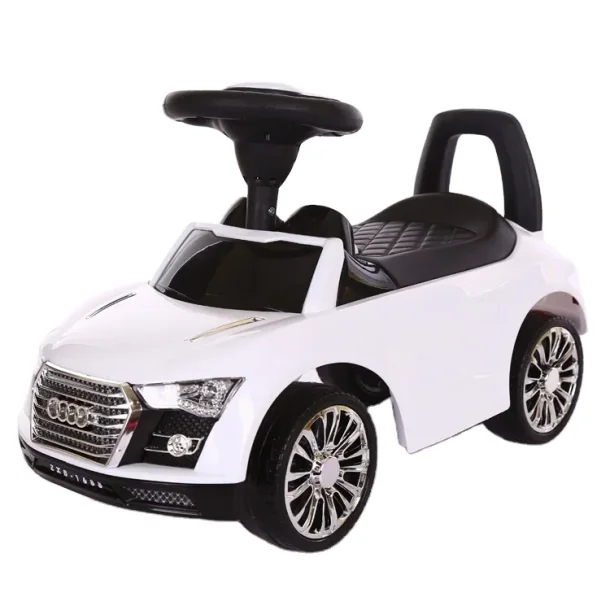 Klassisk gåbil med ratt för barn