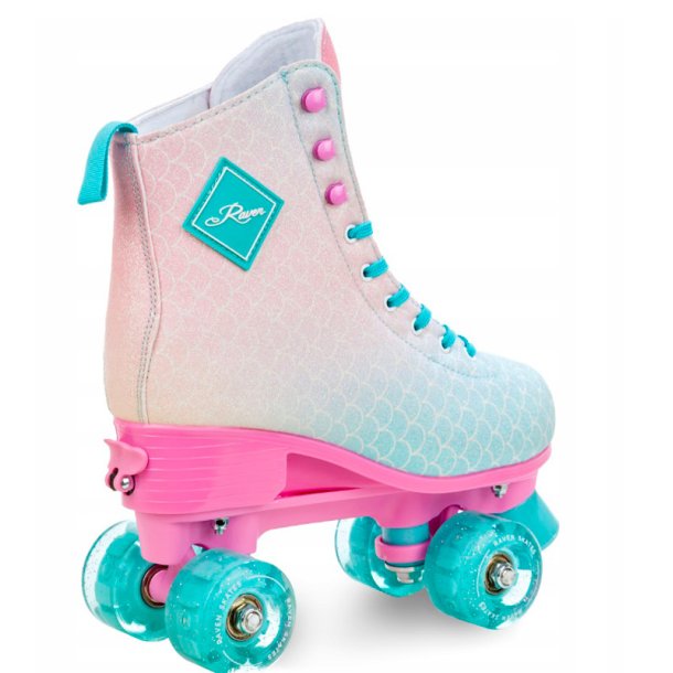 Raven Mides Rosa LED Rullskridskor