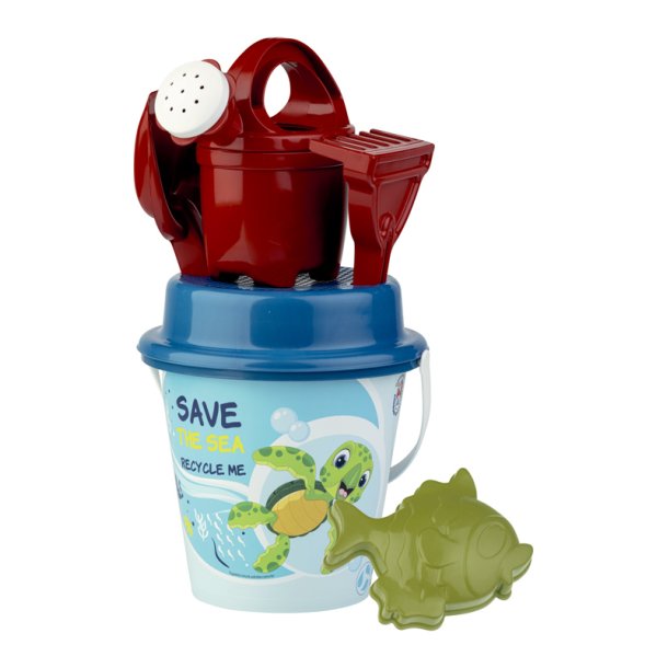 Sandset med 6 delar för stranden