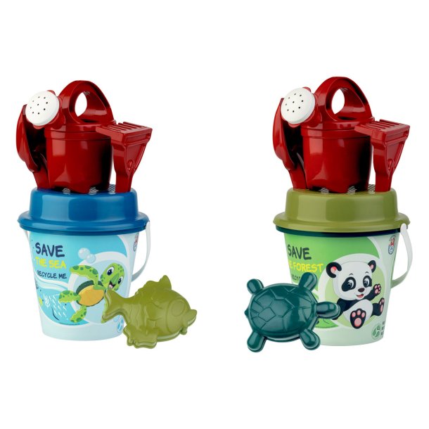 Sandset med 6 delar för stranden