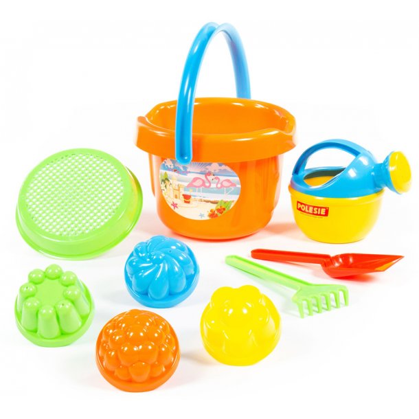 Skopset med 9 delar Strandleksaker