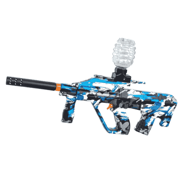 Splatter AUG Blå Graffiti Gelpistol