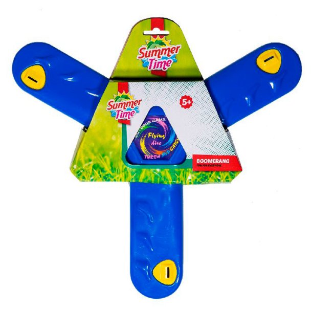 Blå Bumerang för Utomhuslek
