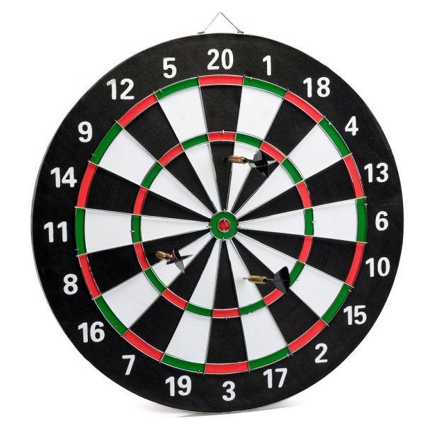 Dartspel med 6 robusta pilar