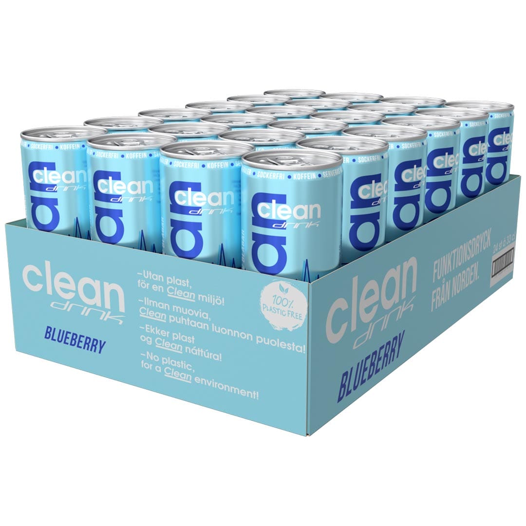 Clean Drink 24-pack Mixflak 330 ml