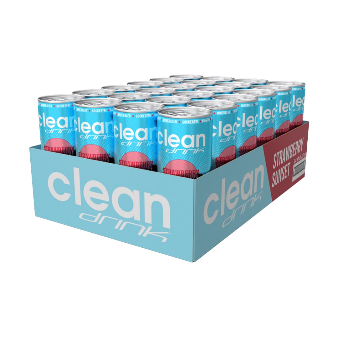 Clean Drink 24-pack Mixflak 330 ml