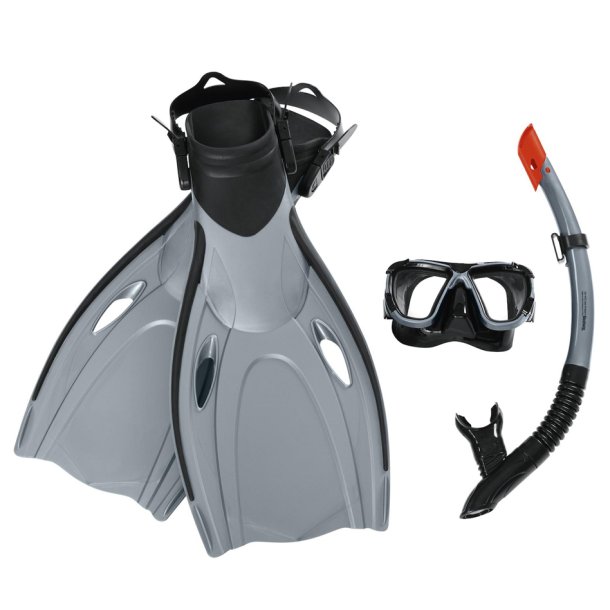 Bestway Grå Snorkelsats Storlek S/M